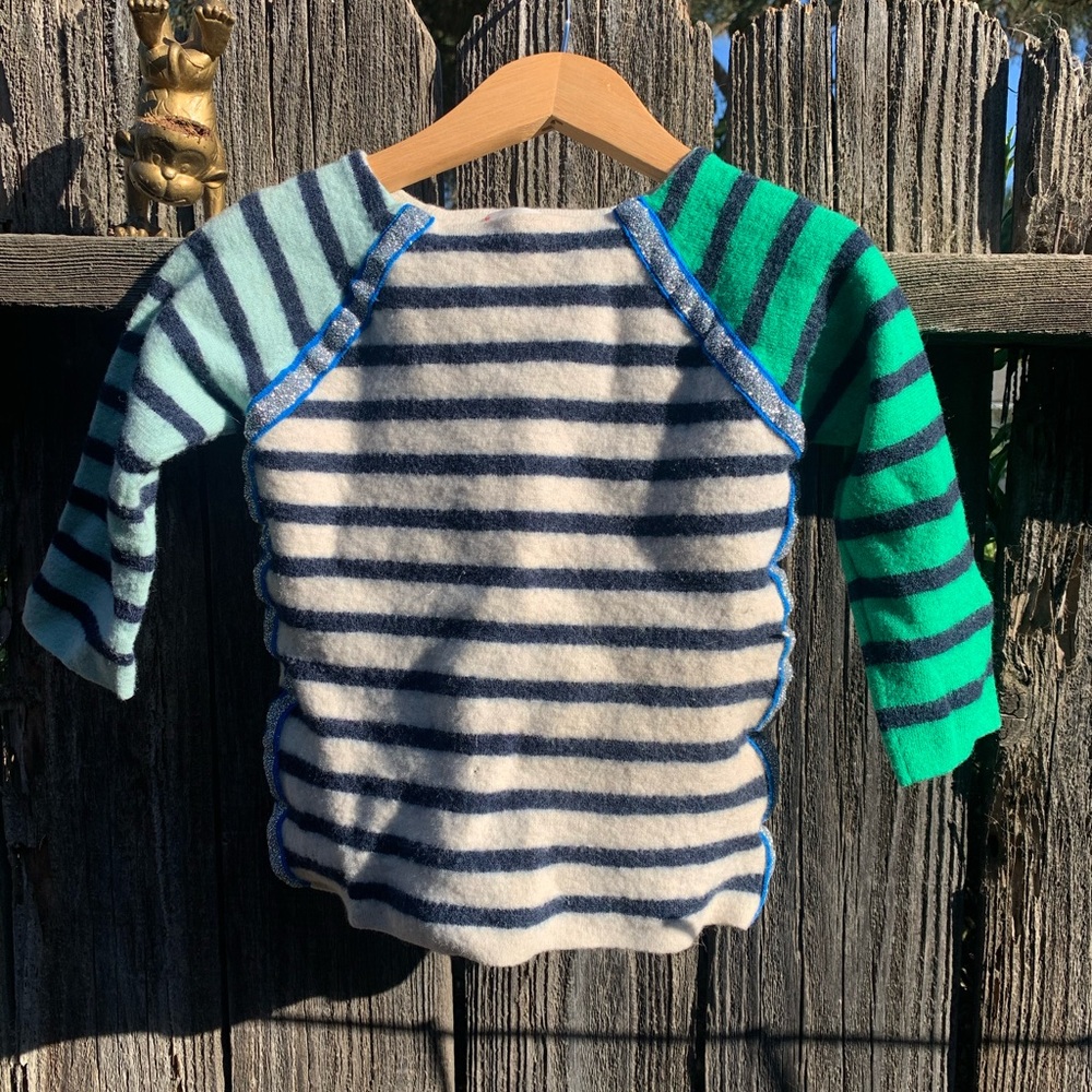 Crew Cuts 3/4 sleeve size 7/8 striped top